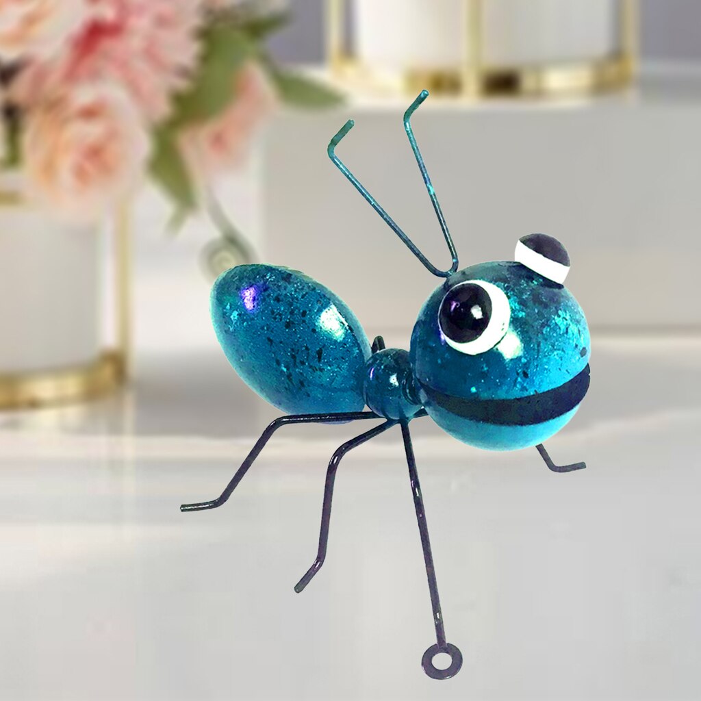 Metal Garden Yard Art ing Decoration for Tree, Porch,Patio or Garden ing Wall Sculpture: Blue