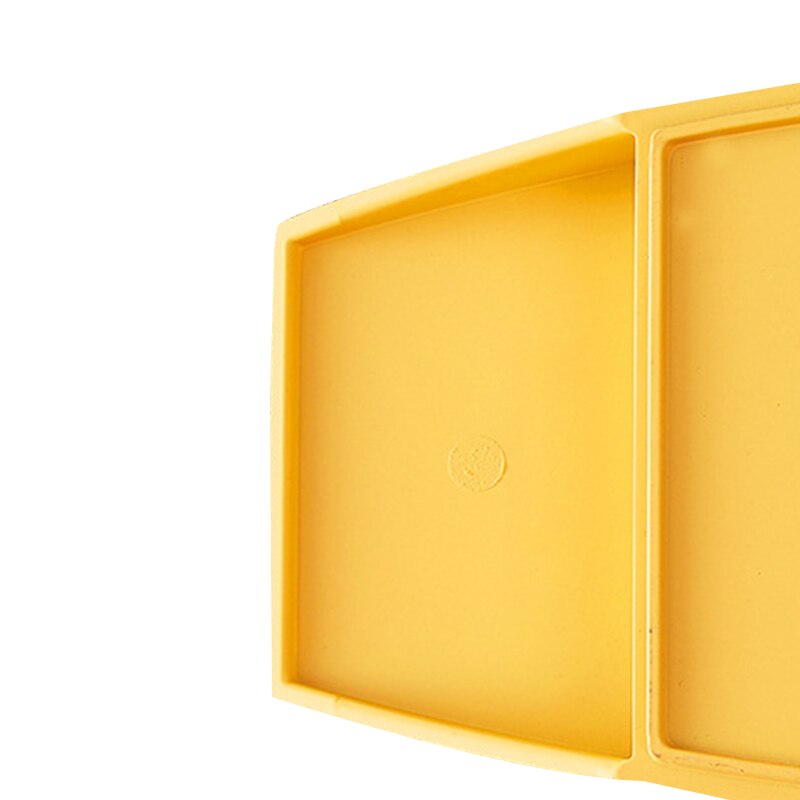 ABS Imitation Bamboo and Wood Dragon Boat Container Dragon Boat Sashimi Boat Dry Ice Boat Sushi Boat Sushi Container(Yellow)