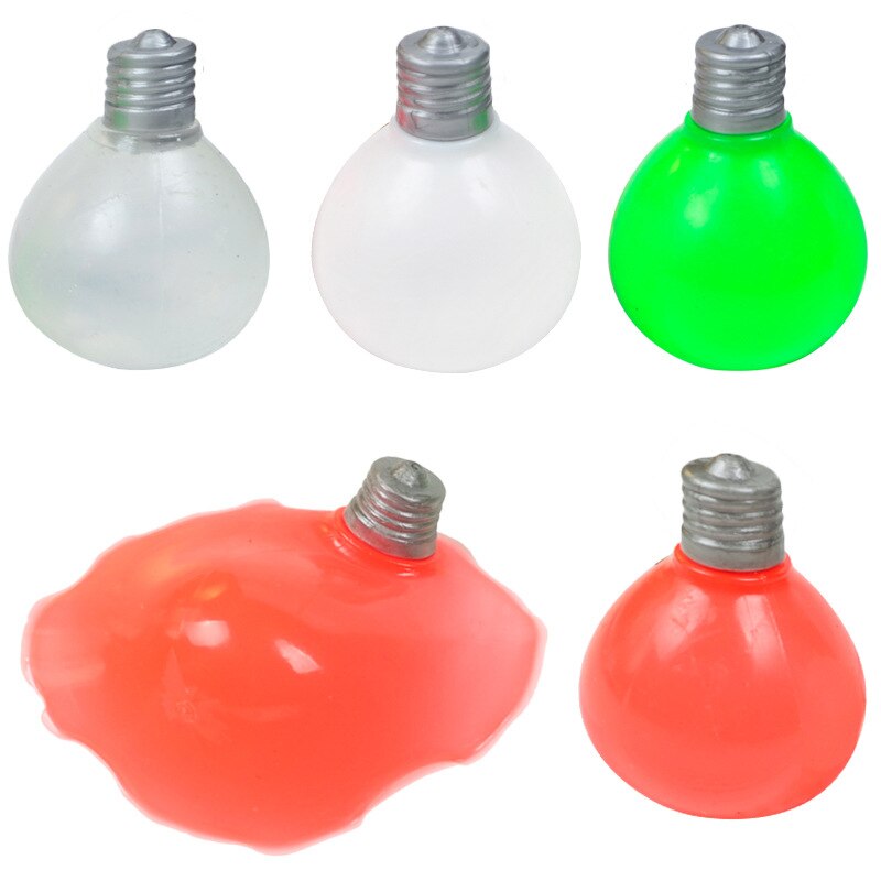 1pc hjerne tomatæg form gummi antistress reliever klemmer bold sjovt legetøj blødt klæbrig relief nyhed simulation squishy