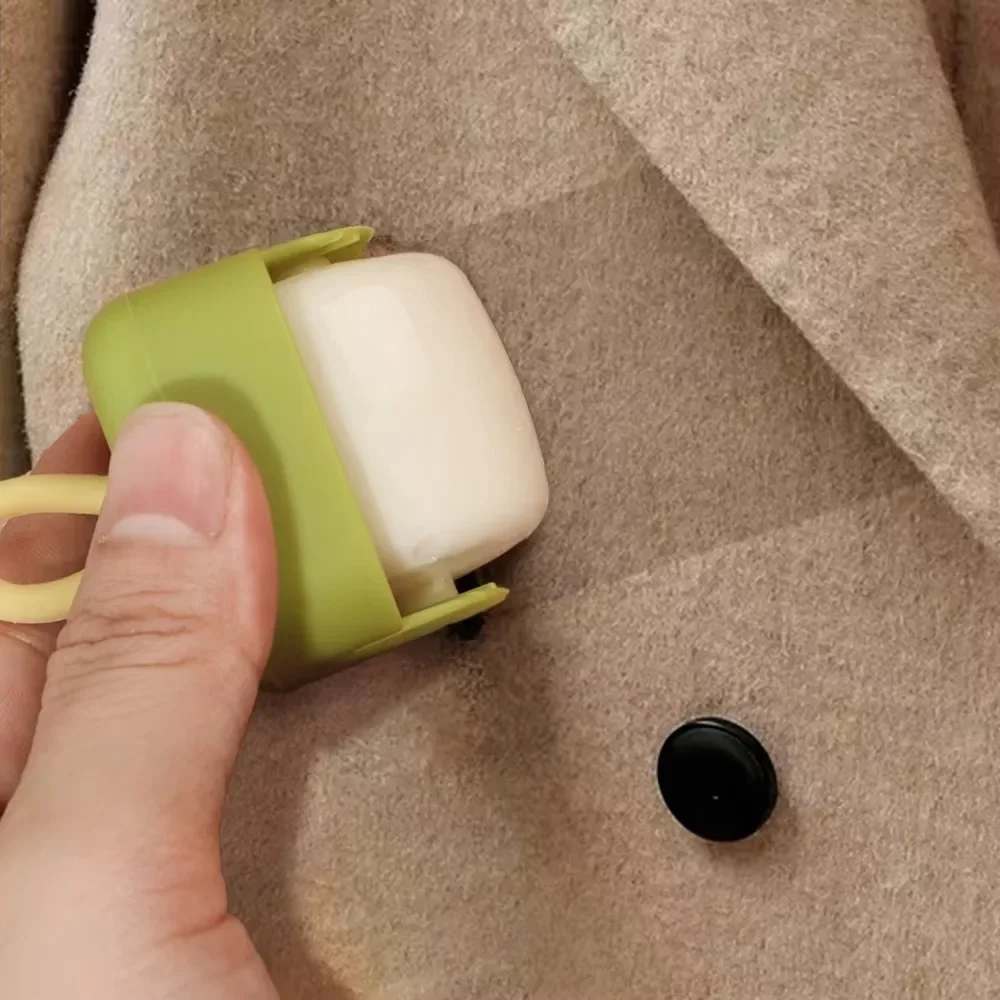 Mini-Fusselrolle für Kleidung, Tierhaare, waschbar, tragbare Rollenbürste, Werkzeug zum Entfernen mehrerer Oberflächen, wiederverwendbarer Haarentferner für Katzen und Hunde