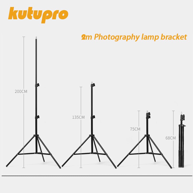 Kutupro 42-110cm1/4 kopf stativ leuchtturm fotografie studio lichter requisiten kamera stativ faltbare für Fotografie licht softbox