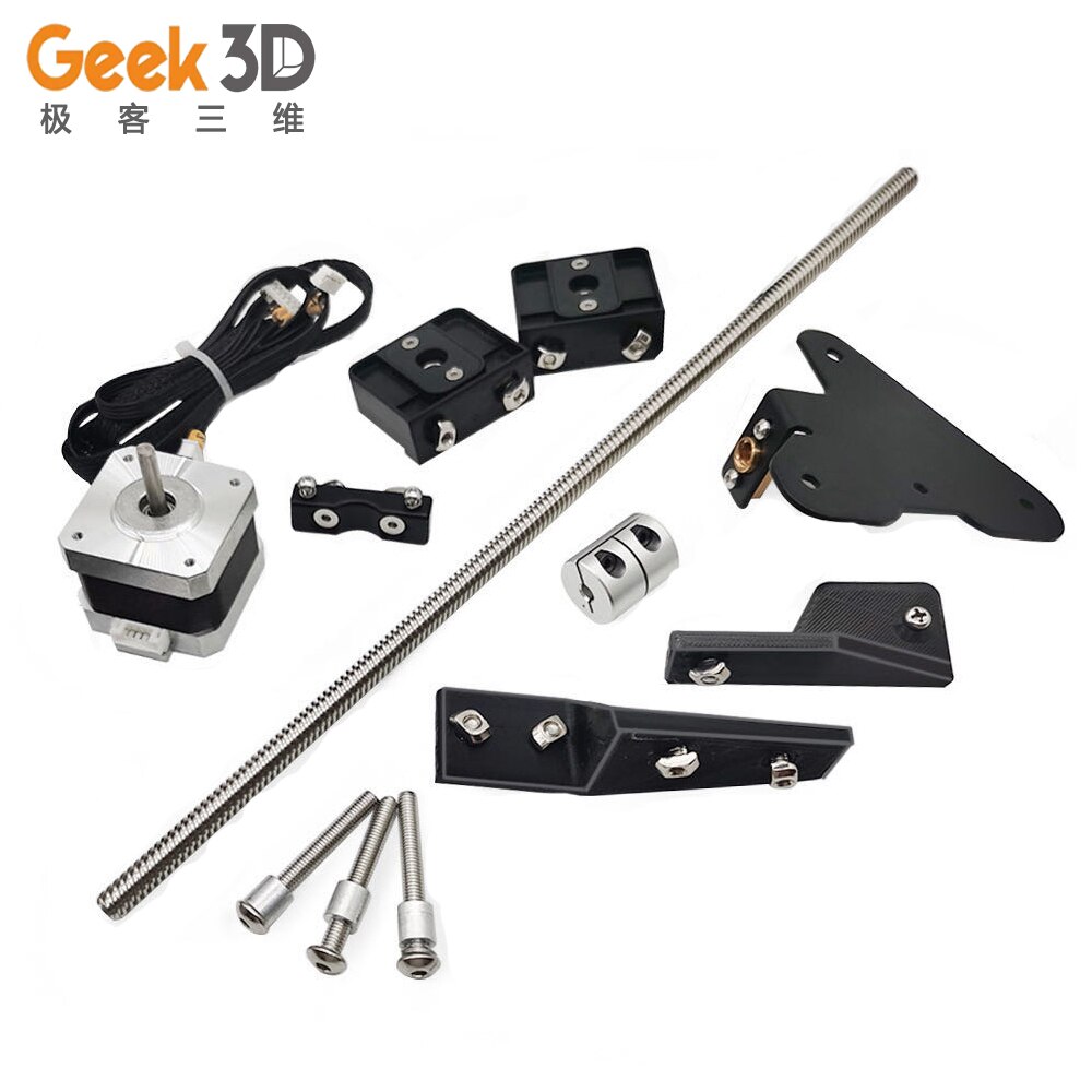 Impressora 3d Ender 3 Pro Dual Z Axis Dual Z-as Lead Schroef Upgrade Kits Voor Creality CR10 Ender 3 pro 3D Printer Accessoires