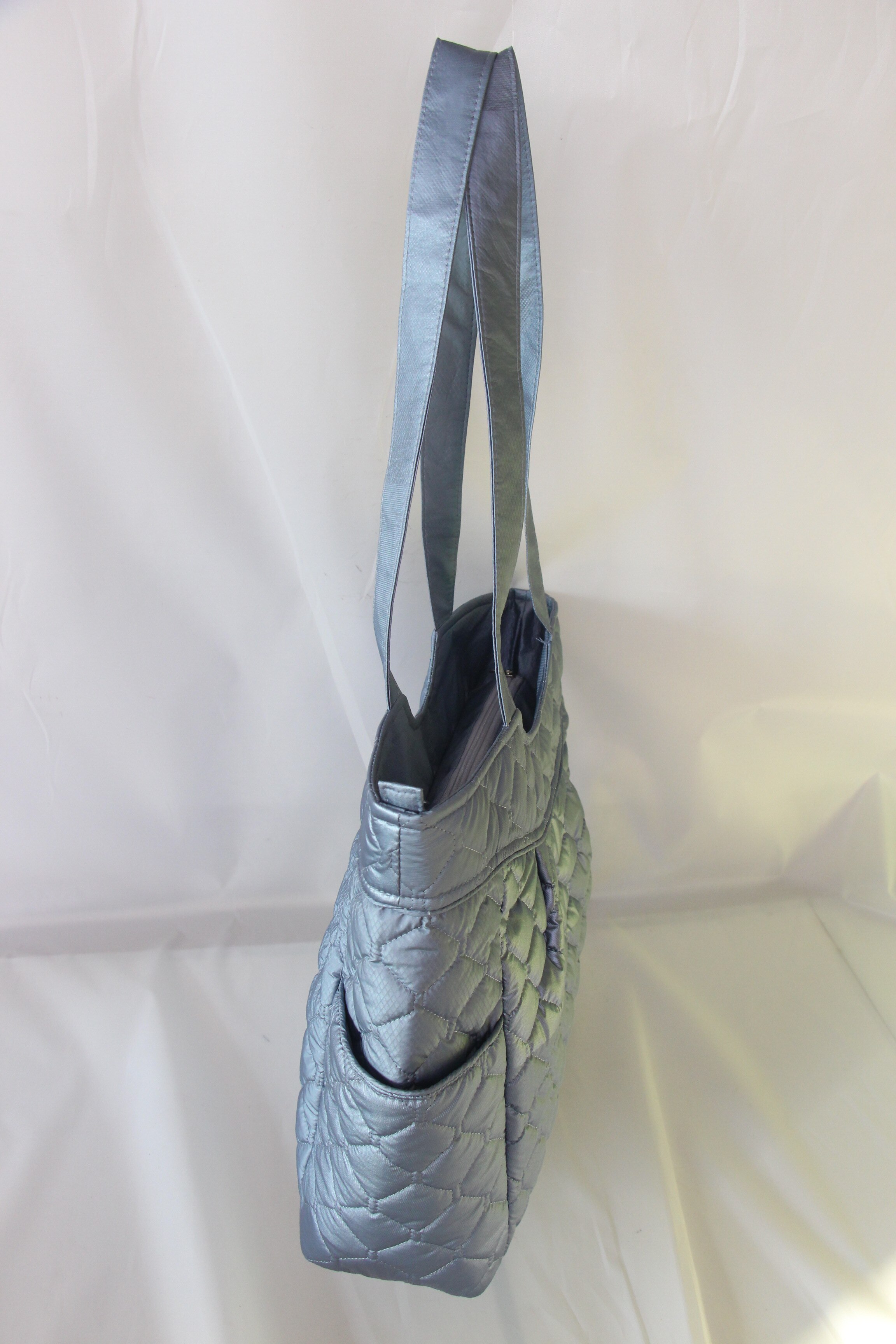 Quilted Stitching puffer tote bag casual bag light weight padding bag