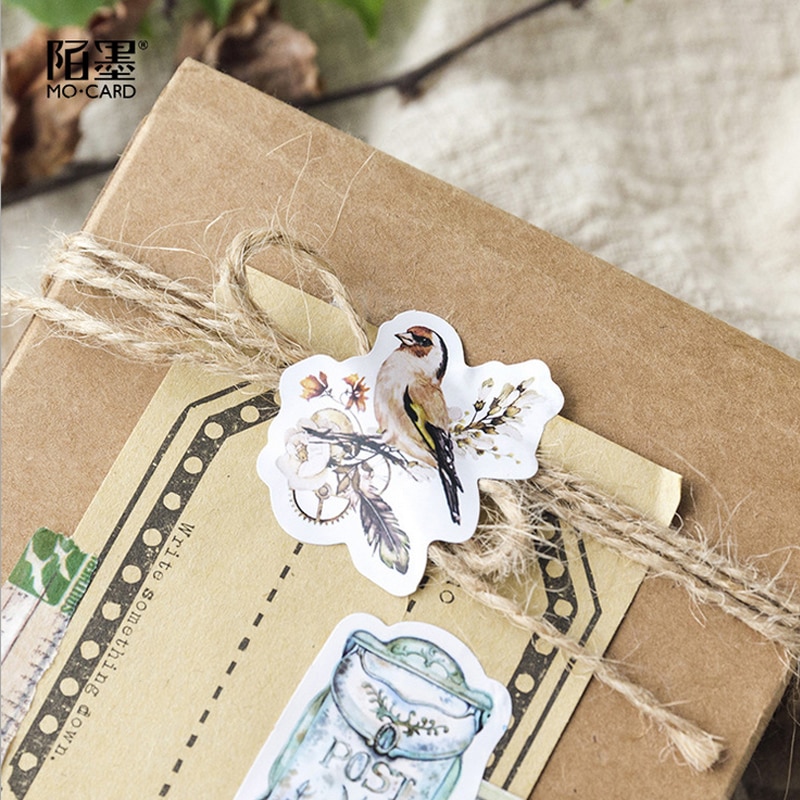 Lote de 46 unidades de pegatinas vintage gótico mini, pegatina de papel para decoración, manualidades DIY pegatinas para, diario, planificador de colección de recortes, etiqueta adhesiva kawaii