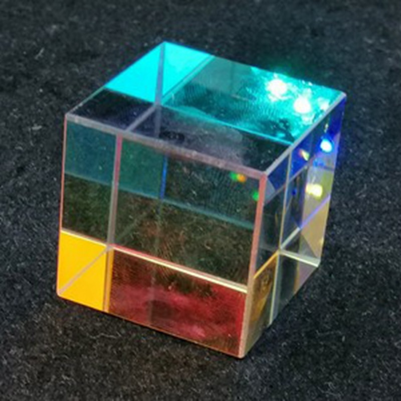 20*20*17mm Cubic Science Cube Optical Prisma Photography with Hexahedral Prism Home Decoration Prism Glass