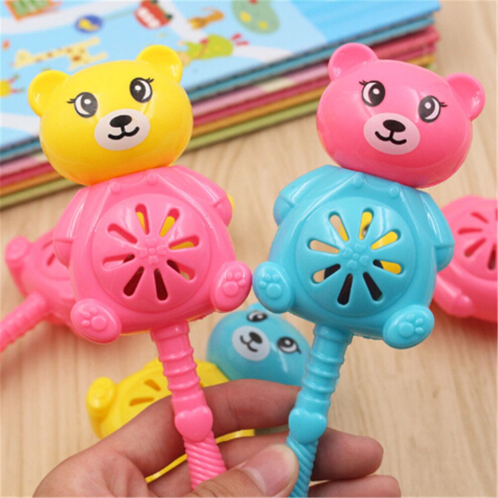 1pc Baby Hand Rattles Baby Toy Newborn Teethers Combination Multicolor Bear Baby Rattles