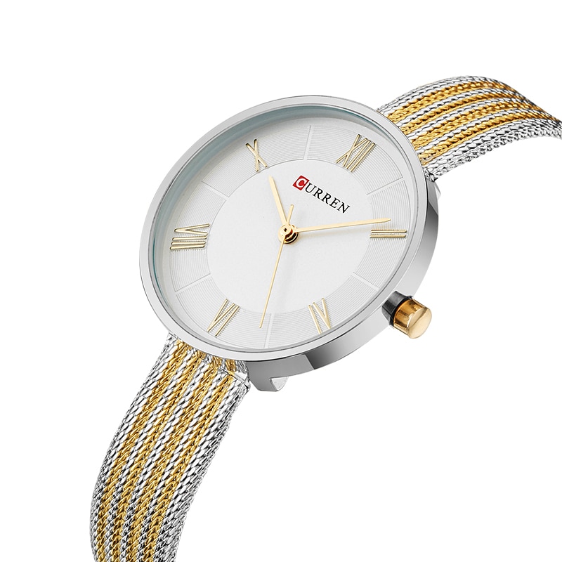 Curren dames armbandhorloges, dameshorloges, casual quartzhorloges, vrouwelijke horloges