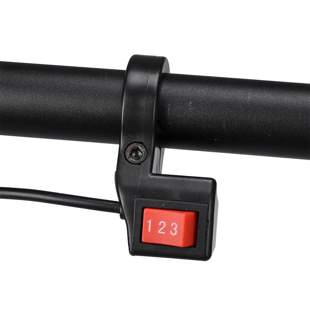 3 Gears Electric Bicycle Switch Button Three Speed Rocker Switch E-bike Scooter Handlebar Mounted Universal E-bike Accessory