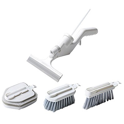 Kitchen Cleaning Tool 5 IN 1 Long Handle Cleaning Brush Removable Sponge Dishwashing Brush Kitchen Cleaner Set: Default Title