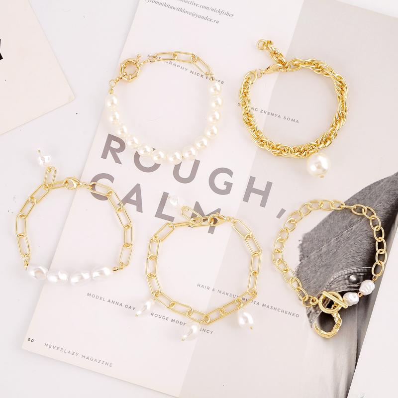 Ensemble collier et Bracelet de perles d&#39;eau fraîche, bijoux de mariée de dubaï, icône de bijoux de fête Unique pour femmes, offre spéciale