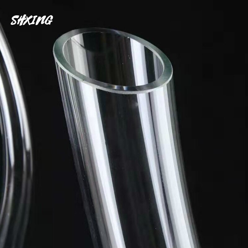 Klassisk stil u-formet vin karaffel boks harpe svane dekanter krystall vin separator