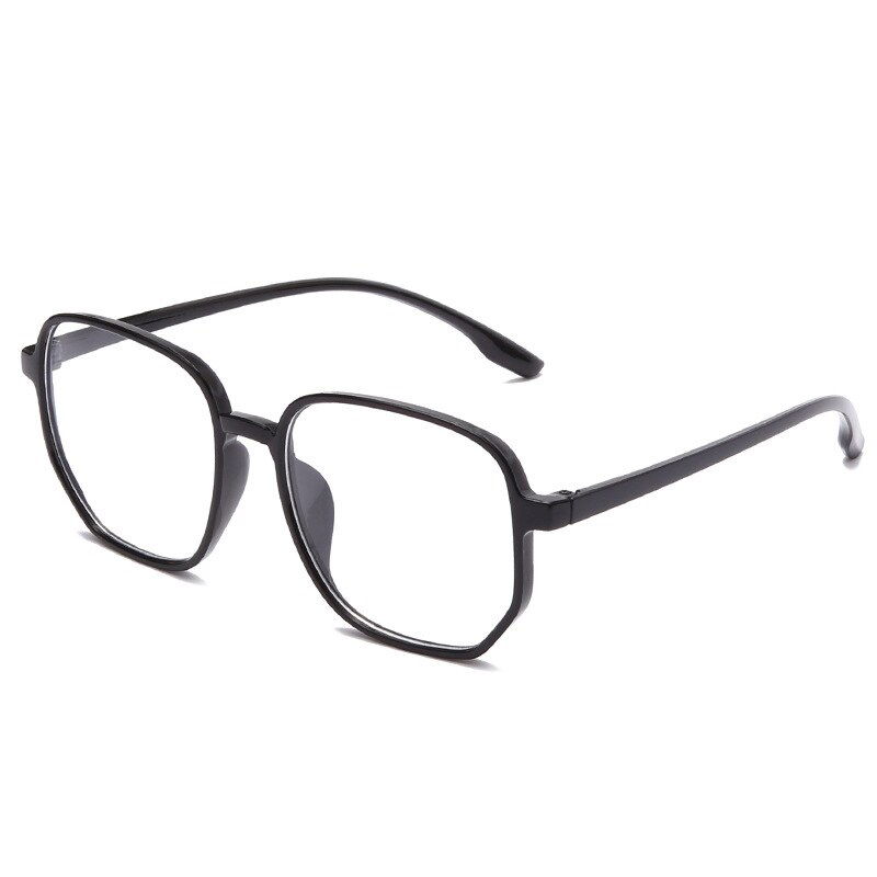 Lunettes octogonales à monture polygonale, monture de lunettes lisse pour hommes et femmes, monture de lunettes en métal clair, rétro: Style-B 3