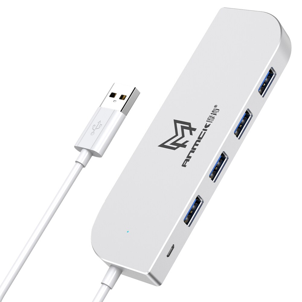 Anmck USB Hub 1M USB 2.0 Multi USB Splitter Adapter 4 Ports Speed Mini Multiple 3 Hab usb2.0 HUB Port USB-Hub Expander For PC