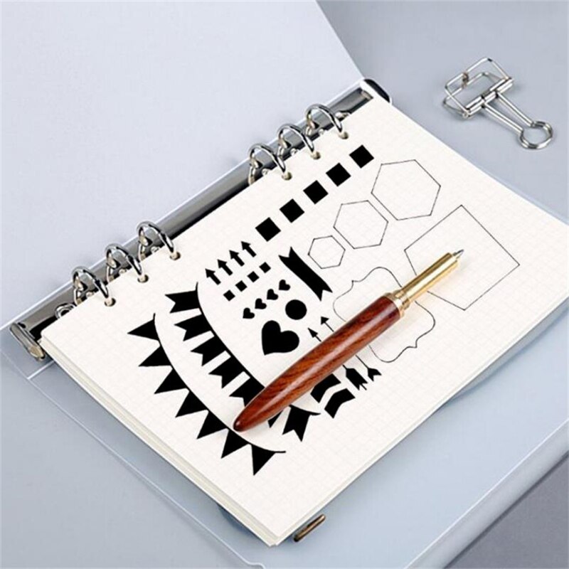 20Pcs/12Pcs Bullet Journal Stencil, This Week, Planner Stencil Bullet Journal Accessories Planner DIY DrawingTemplate Craft
