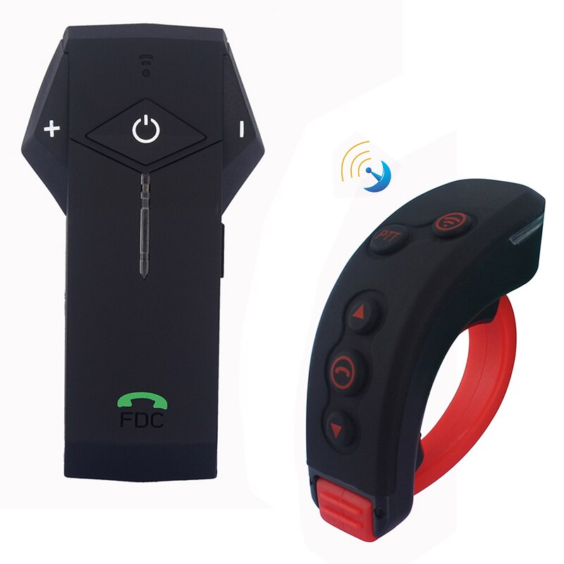 Freedconn Moto Bluetooth Intercom Met Afstandsbediening Interphone Headset Nfc Fm Functie Handsfree Moto Rcycle Helm Speaker