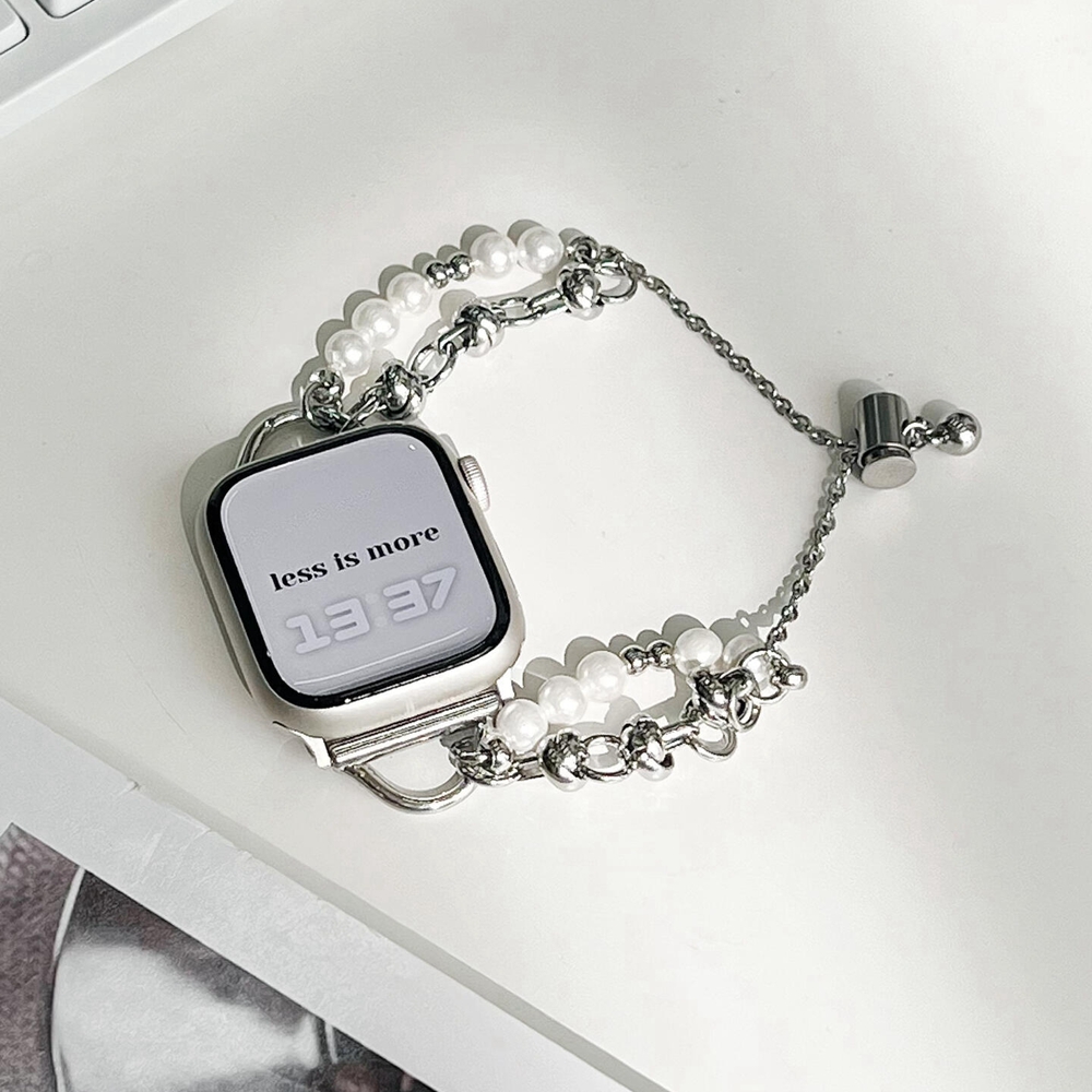Verstelbare link band Voor Apple Horloge band Serie Ultra 10/9/8/7/6/5/4/3/2/1 SE 38mm 40mm 41mm 42mm 44mm 45mm 46mm 49mm