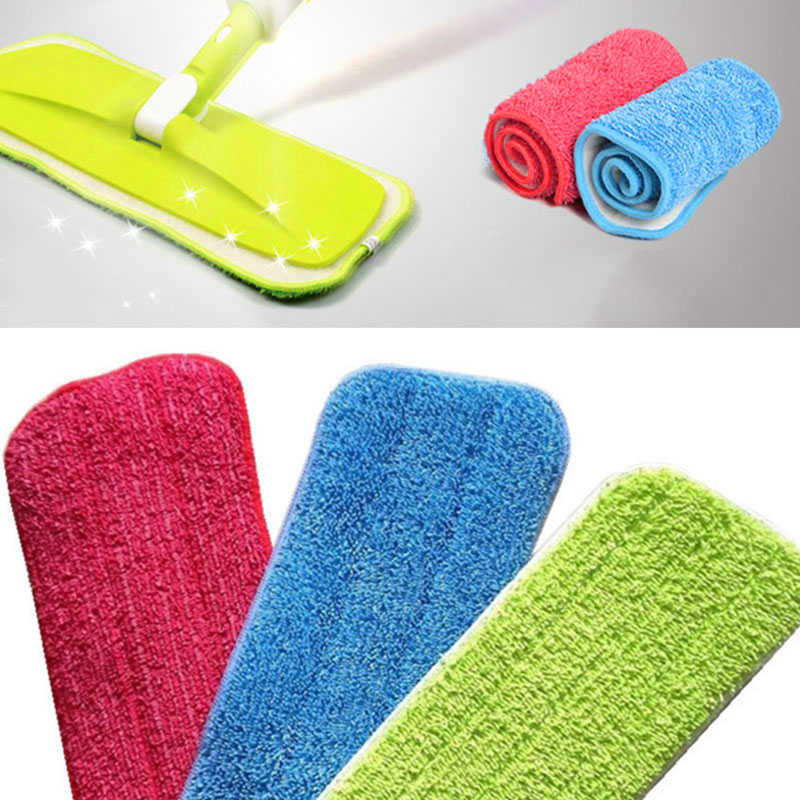 Mop Head Vloerreiniging Vervangingsdoek Microfiber Vervanging Mop Pad Plakken Doek Cover Home Spray Watersproeien Plat stof