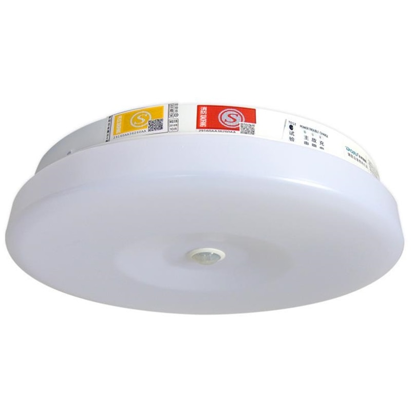 Led 12W Noodverlichting Lamp Brand Noodverlichting Securtiy Motion Sound Voice Sensor Controle Plafondlamp