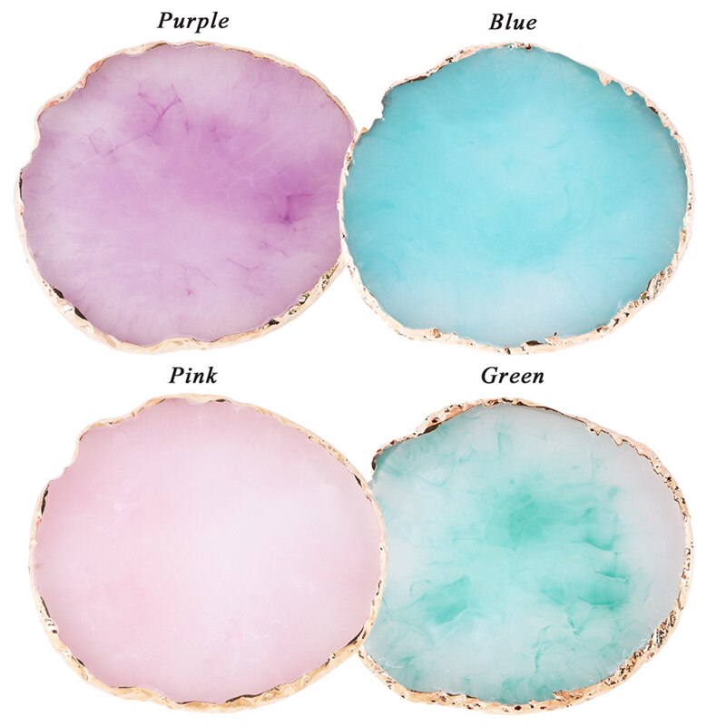 Hars Opslag Geschilderd Palet Lade Sieraden Display Board Ketting Ring Oorbellen Display Tray Creatieve Decoratie Opbergdoos