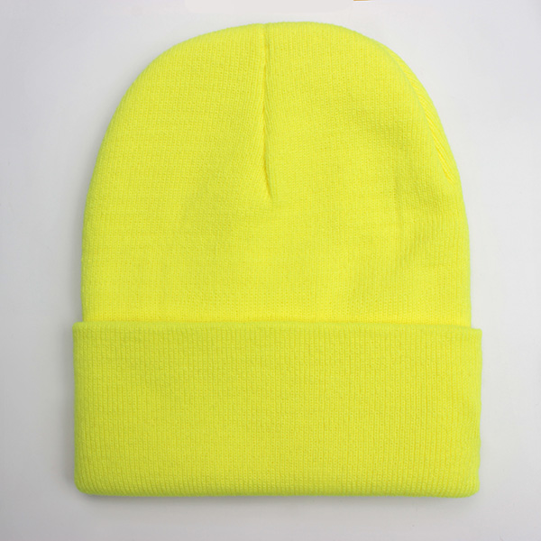 Solid Unisex Beanie Autumn Winter Wool Blends Soft Warm Knitted Cap Men Women SkullCap Hats Gorro Ski Caps 24 Colors Beanies: black