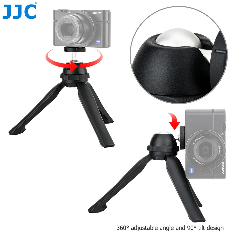 Jjc vlog kamera mini stativ stativ for sony  zv1 rx100 vii  a7 iii  a7r iv canon  g7x mark iii ii panasonic  gx85 g7 nikon  z6