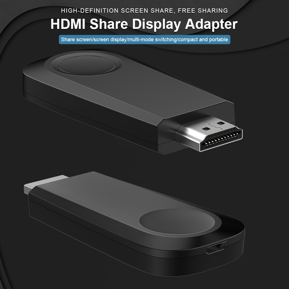 Wireless Display Dongle Adapter 1080P Wireless HDMI Adapter Receiver Audio Adapter Home Audio And Video Equipment