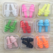 Bouchons d'oreilles en Silicone, 5 paires, Anti-ronflement, pour voyage, sommeil, réduction du bruit, protection pour la natation