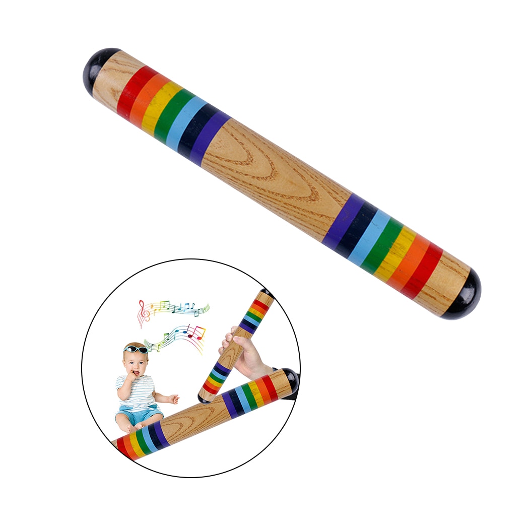Kinderen Muziekinstrument Creatieve Rainstick Hout Educatief Speelgoed Muzikaal Speelgoed