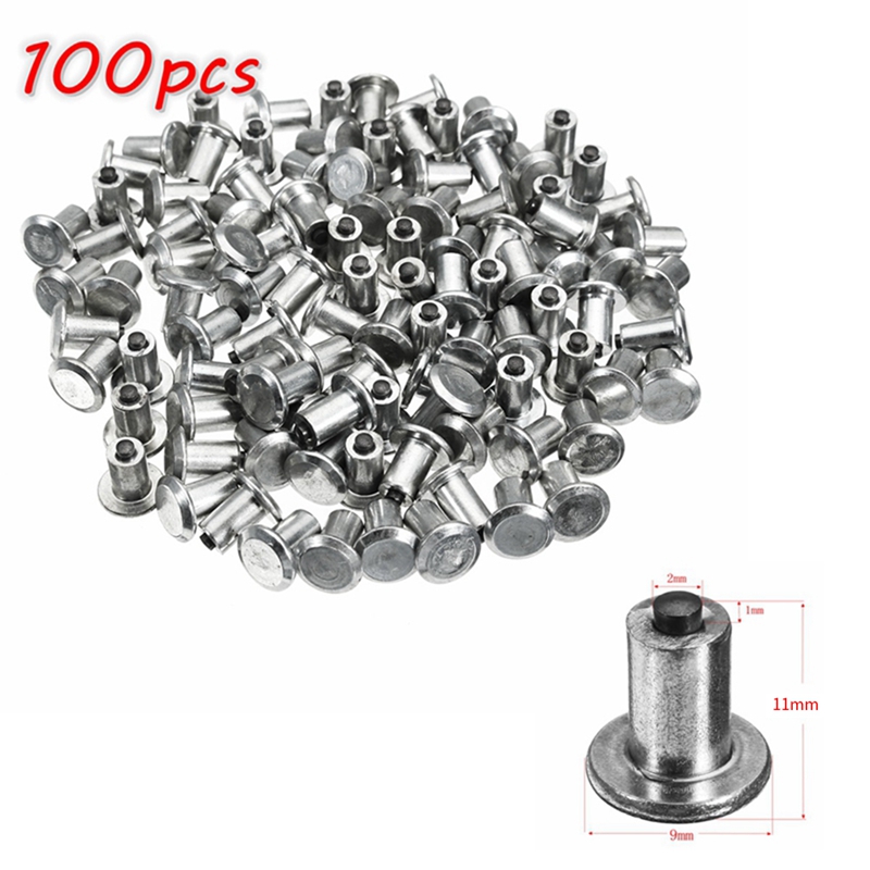 Snow Screw Tire Studs,Screw Stud Tyre Snow Chains Tire Spikes for Car Truck SUV ATV Wheel Tire Stud Screws Nails(100Pcs)