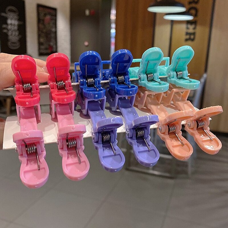 6/9 Pcs Professionele Alligator Haar Clip Klemmen Kapsalon Hair Grip Crocodile Kappers Haar Stijl Kappers Clips