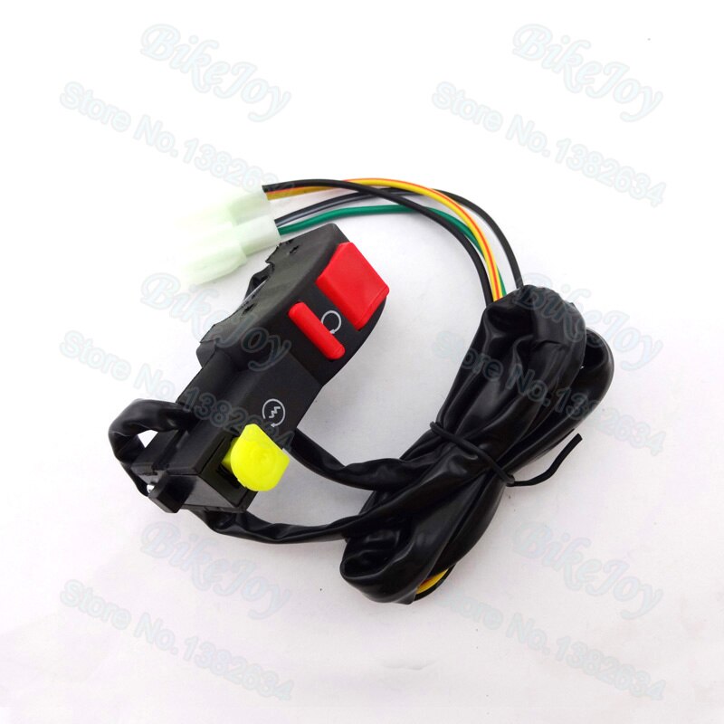 Universal Electric Kill Start Switch 4 Wires 50cc-250cc Pit Dirt Bike ATV Quad Motor Moped Buggy Scooter Motorcycle Motocross