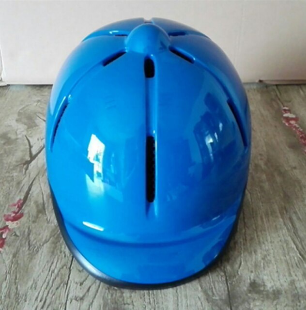 Equestrian helmet children riding helmet CE certified equestrian equipment Knight Helmet girl boy cartoon equestrian helmet: Blue