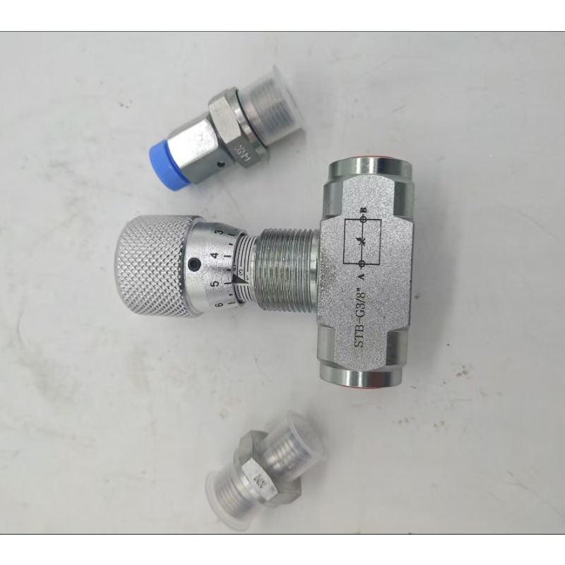 3/8 ” hydraulisk strupningsventil for toveis strømningskontroll, stb -g3/8 l08- kontakt