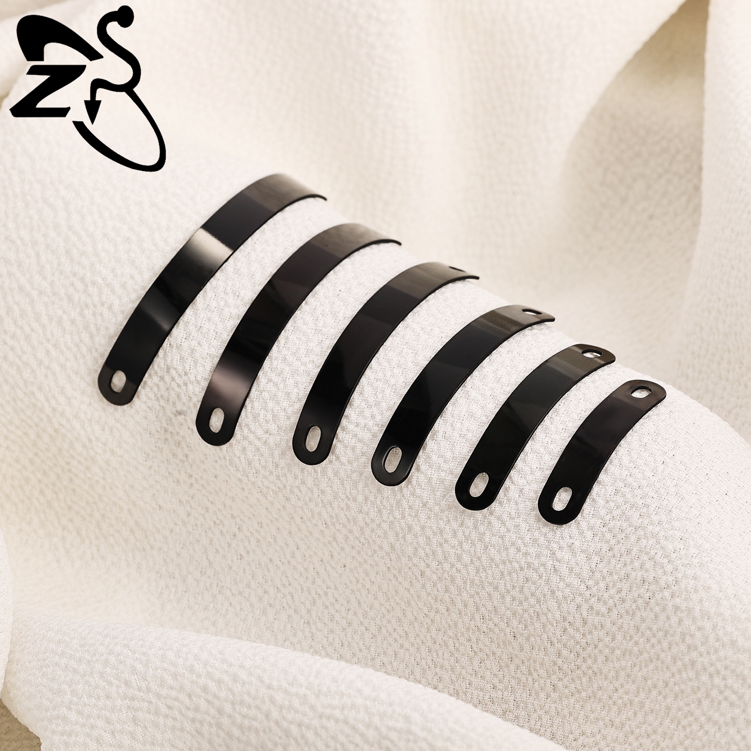 ZS 1 PC Punk Woundplast Shape Stainless Steel Bridge Ear Piercing Men 24MM-50MM Nose Piercing Chain Body Piercings Accessories