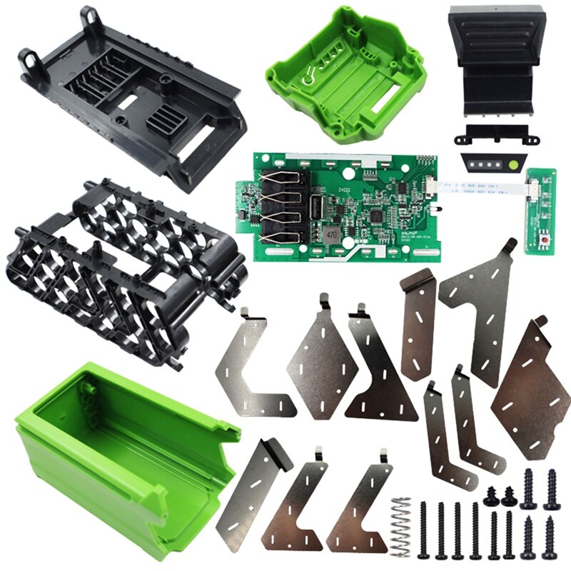 20X18650 Battery Plastic Case Charging Protection Circuit Board PCB Box G40B6 for Greenworks 40V Lawn Mower: Default Title