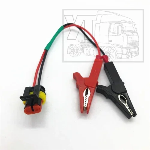 Injektor magnetventil stik ledningsnet stik han- og hunled krokodilleklemme til common rai testbænk: Hvid