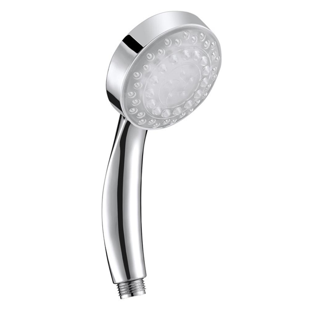 LED Shower Head 7 Color Changing Bathroom Shower Head No Battery Automatic Waterfall Showerhead Accessories: LED Shower Head