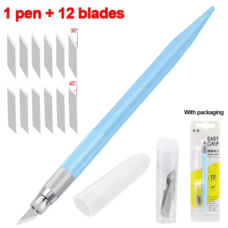 Craft Cutting Tools with Triangle Ruler 360 Degree Rotating Blade Scrapbooking Cutting Tool Art Utility Knife Pen Paper Cutter: Gold