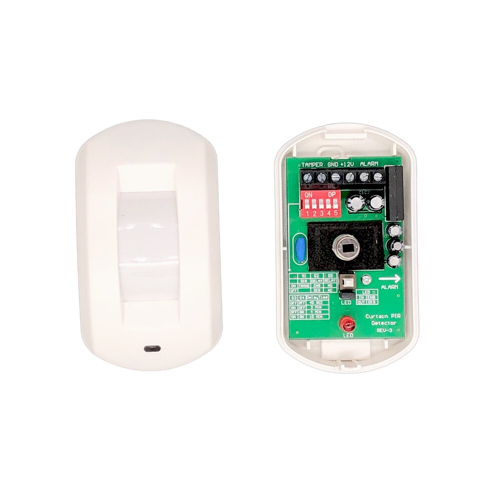 Wired Curtain PIR Detector Ceiling Window Passive Infrared Motion Sensor Detector For All Wired Alarm System