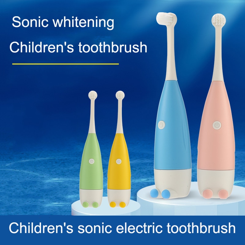 Kinderen Elektrische Tandenborstel Cartoon Patroon Tandenborstel Elektrische Tanden Tandenborstel Voor Kinderen Met Zachte Vervanging Hoofd
