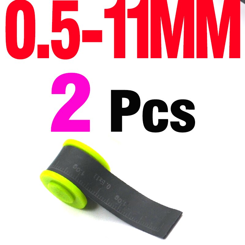 Mnft 2 stuks 0.5mm visweegschalen lood milieuvriendelijke coating nauwkeurig afstellen gewicht lood karpervissersaccessoires: 2 stuks 11mm in zak