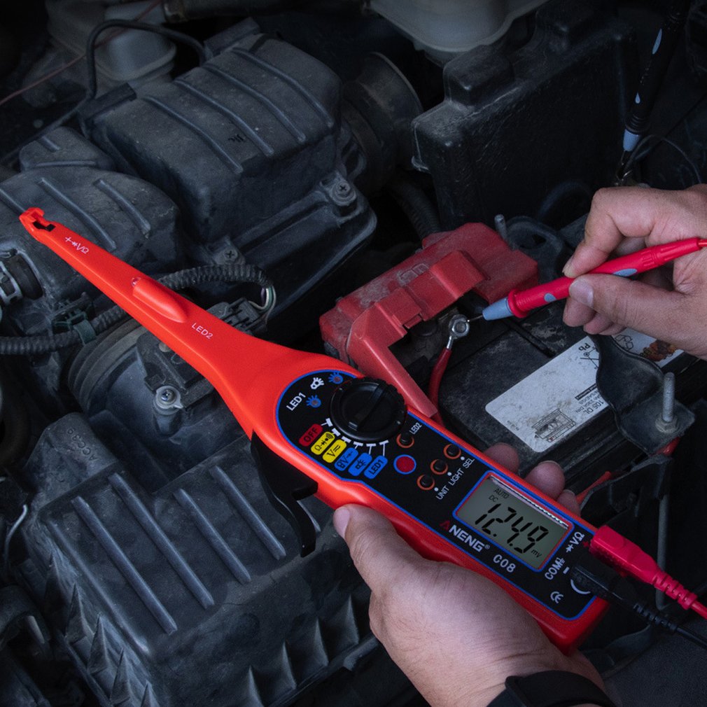 Automotive Circuit Tester Digital Display Multimeter Automotive Circuit Fault Detection Circuit Maintenance Inspection