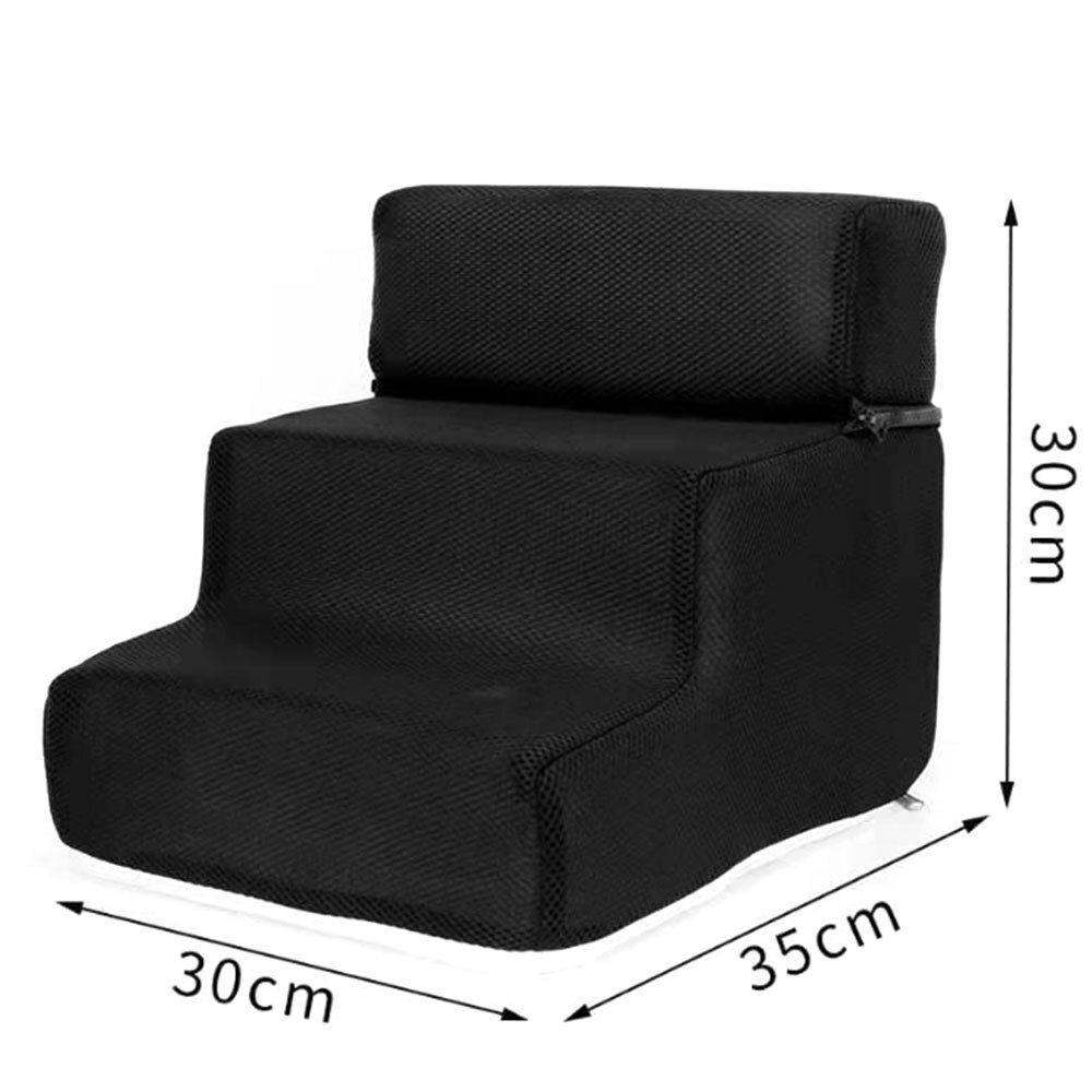 Escalier de lit pour animaux de compagnie échelle 2/3 marches amovible antidérapant rampe d'escalade lavable détachable chien lit échelle chat chien rampe chiot fournitures: A9