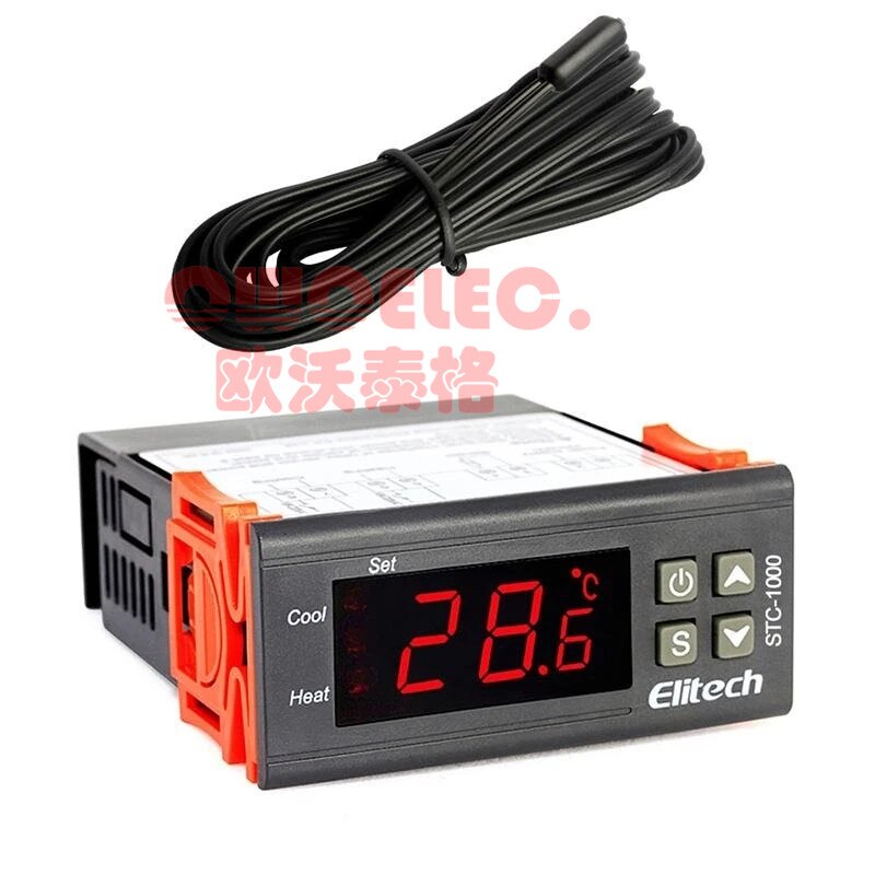 Elitech stc -1000 110v termostat temperaturkontroll inkubator akvarium kjølekjede