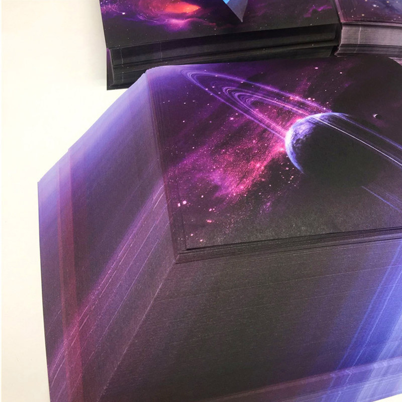 70 sheets/pack outer space pattern origami craft paper handmade art background decoration card DIY production