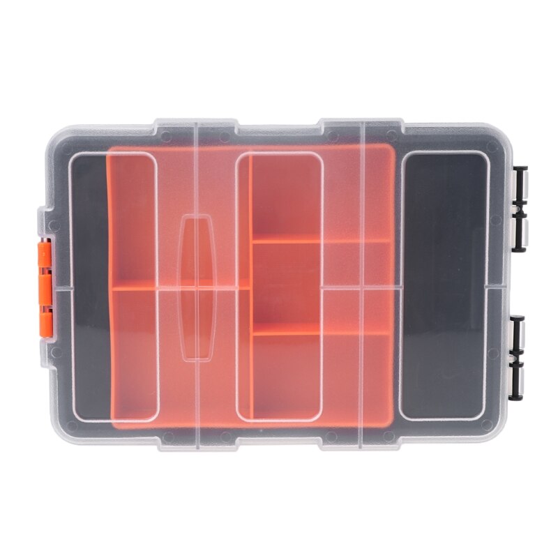 Hardware Box Transparent Multifunctional Storage Tools Case Plastic Organizer