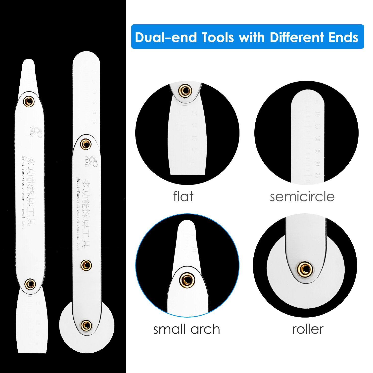 Electronics Screen Repair Tool Kit Thin &amp; Flexible Opening Pry Tool Flat Spudger for Smartphone Tablets Laptops Fixes