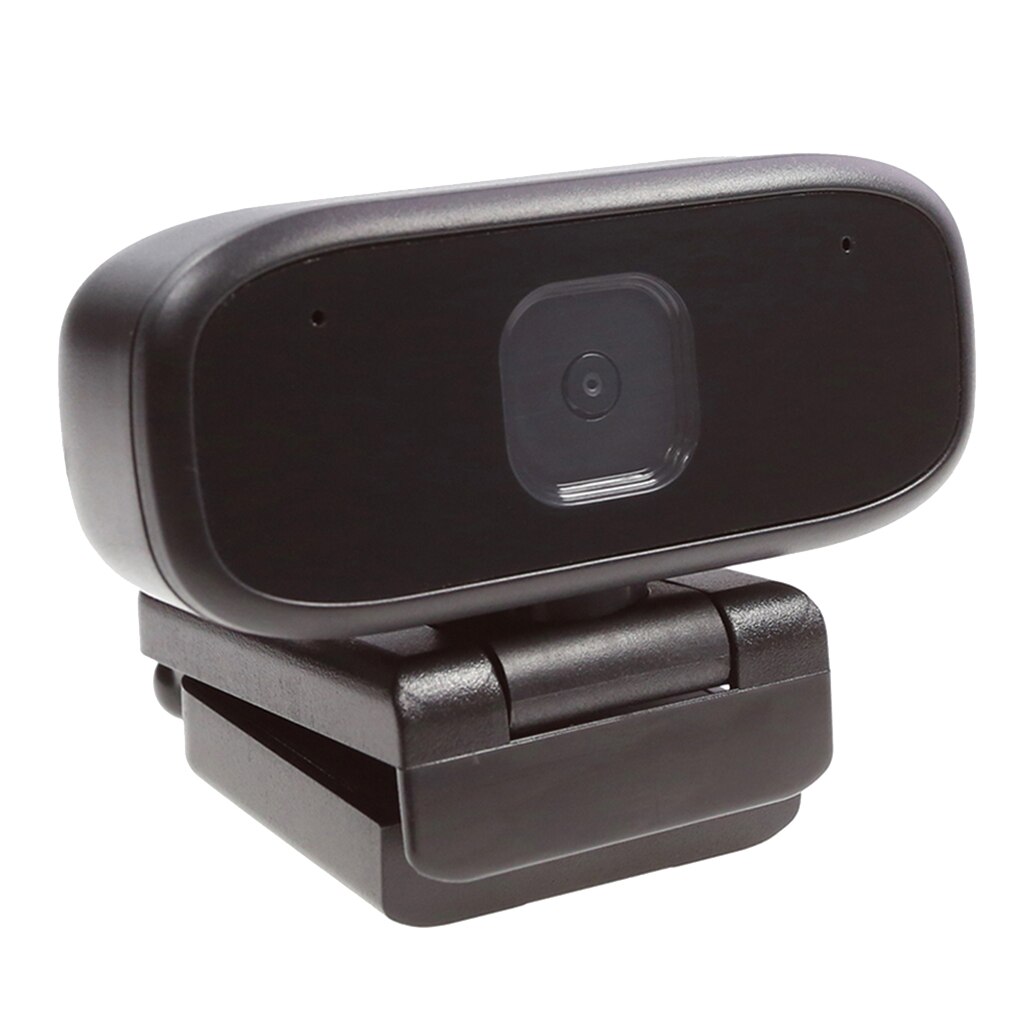 Full HD 1080P USB Web Camera (30fps), Plug & Play Webcam with Dual Microphone, Multi-Compatible, for Video Conferencing