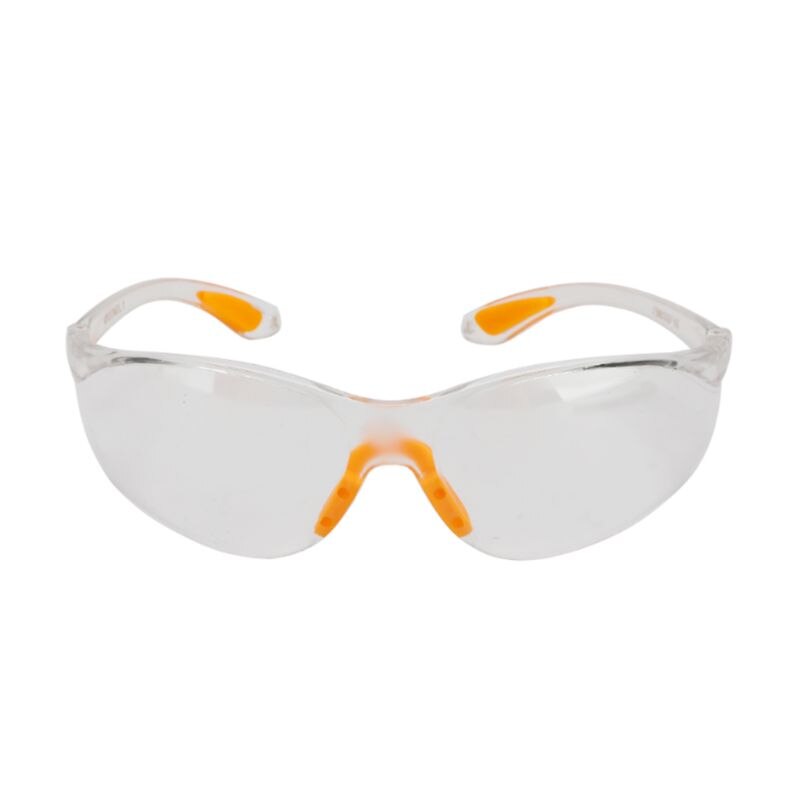 Outdoor Veiligheidsbril Clear Lenzen Eye Splash Bescherming Goggles Stofdicht Anti-Wind Brillen Met Rubber Neus Oor Grips Voor lab