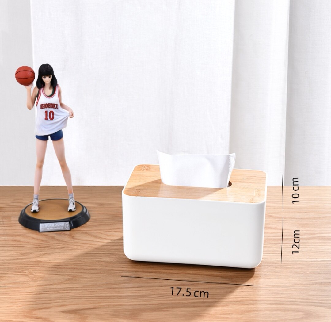 Huis Keuken Tissue Doos Houten Plastic Servet Houders Multifunctionele Tissue Buis Cosmetische Afstandsbediening Opbergdoos: Small